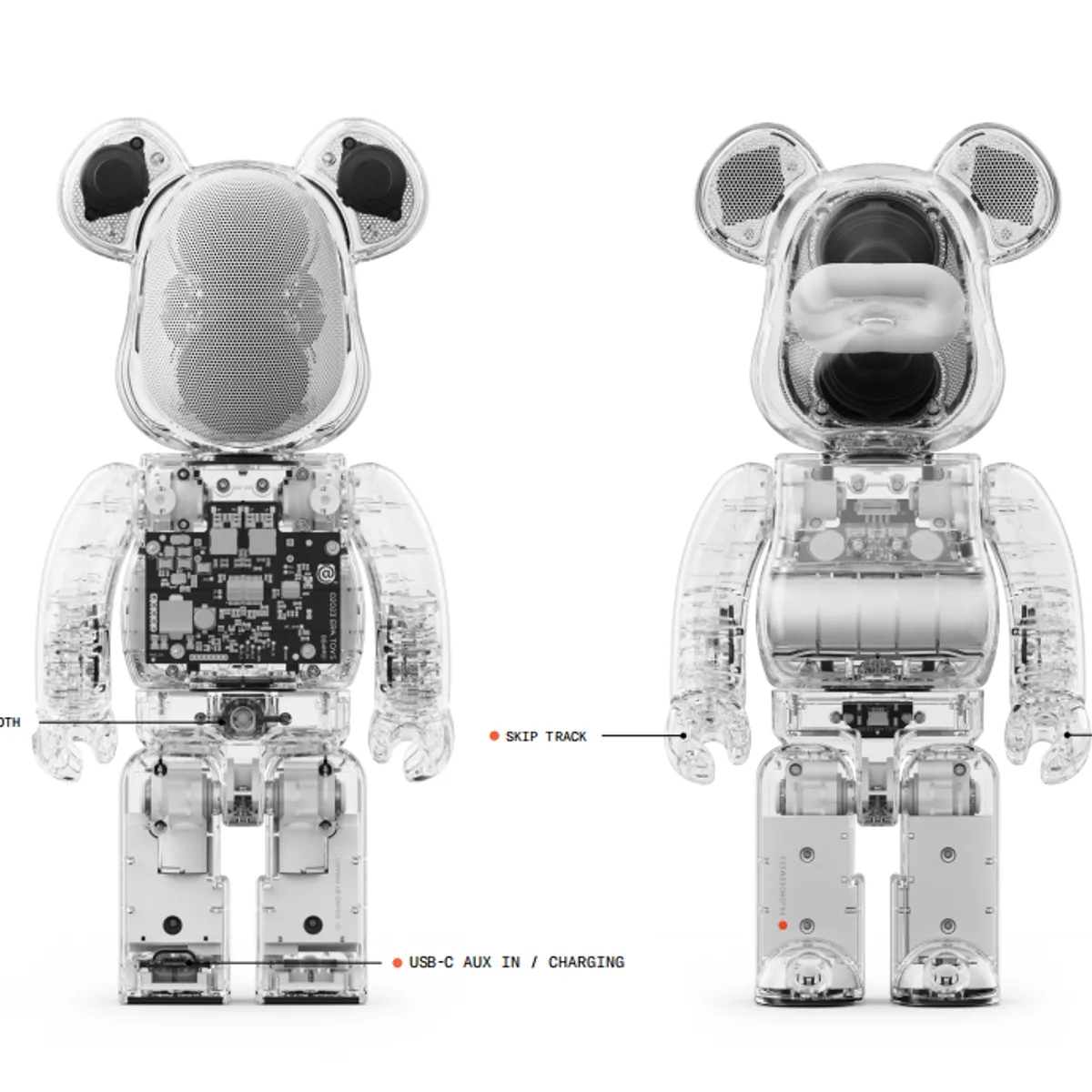 GENERICO - Portable Bluetooth BEARBRICK Speaker 400%