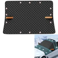 KUANGYE - Cubierta de Nieve Magnética Engrosada para Parabrisas Delantero, Anticongelación y Parasol