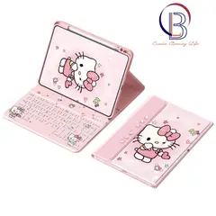 PUREPOWER - Funda Teclado de Español para iPad (A16) 11ª generación de 11" 2025, iPad 10ª Generación 10,9" 2022