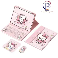 PUREPOWER - Funda Teclado de Español y Raton para iPad (A16) 11ª generación y iPad 10ª Generación 10,9" 2022