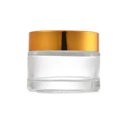 GENERICO - Set 6 Frascos Vidrio Pequeño Cosmetico 50g