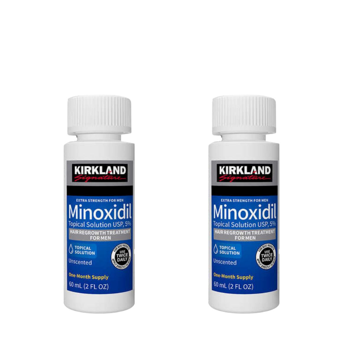 KIRKLAND - Minoxidil Kirkland 120ml Crecimiento Cabello Extrafuerte Usp5%