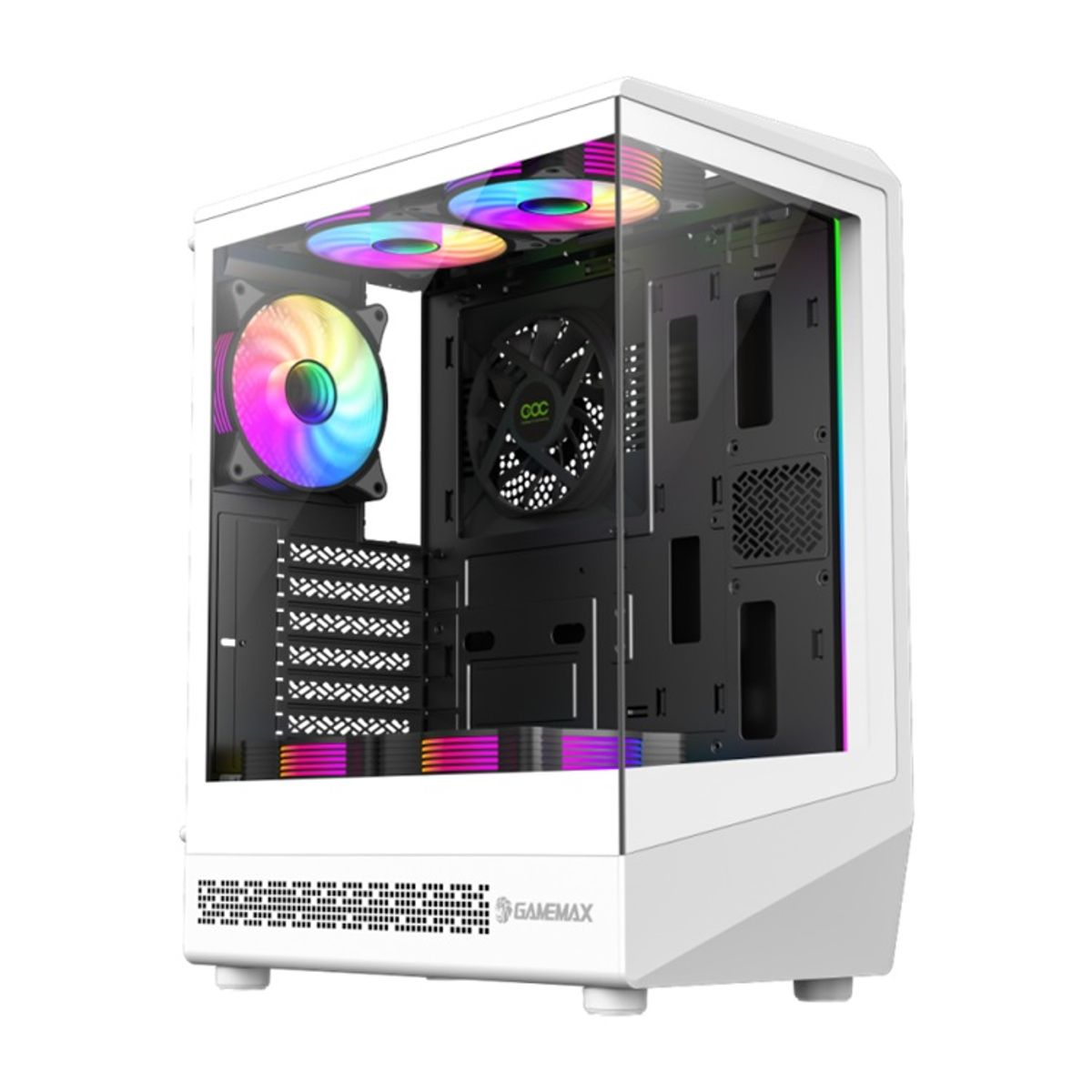 GAMEMAX - Gabinete - Gamemax Vista Coc White - Sfuente - Atx