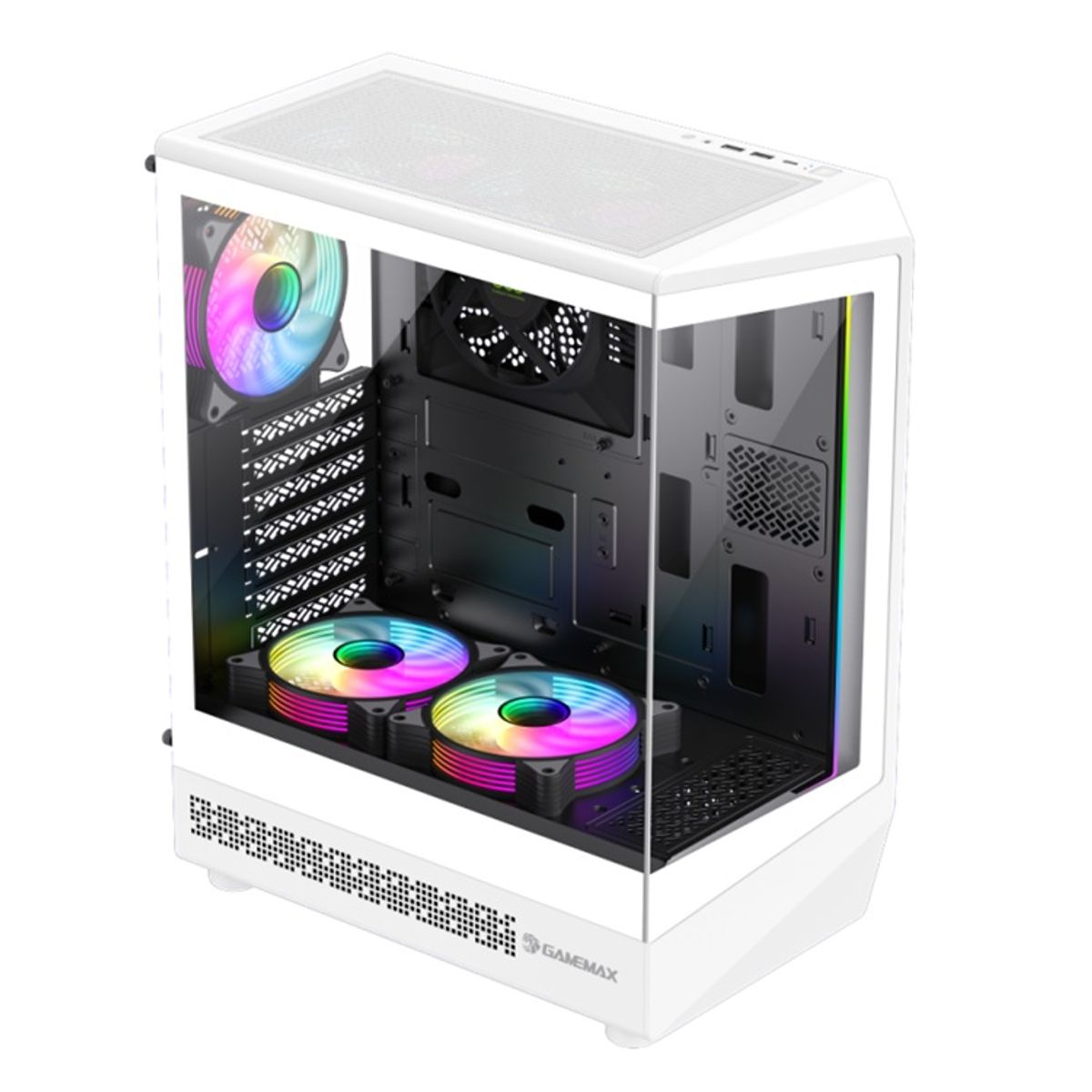 GAMEMAX - Gabinete - Gamemax Vista Coc White - Sfuente - Atx