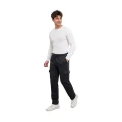 LOOK SHOP - Pantalón Buzo Recto Cargo Hombre Invierno. Jogger Juvenil. 7159