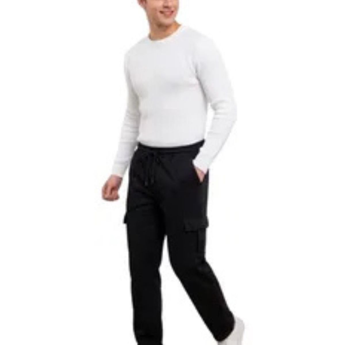 LOOK SHOP - Pantalón Buzo Recto Cargo Hombre Invierno. Jogger Juvenil. 7159