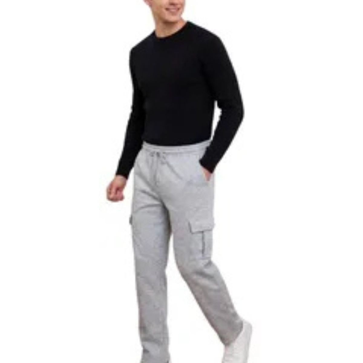 LOOK SHOP - Pantalón Buzo Recto Cargo Hombre Invierno. Jogger Juvenil. 7159