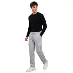 LOOK SHOP - Pantalón Buzo Recto Cargo Hombre Invierno. Jogger Juvenil. 7159