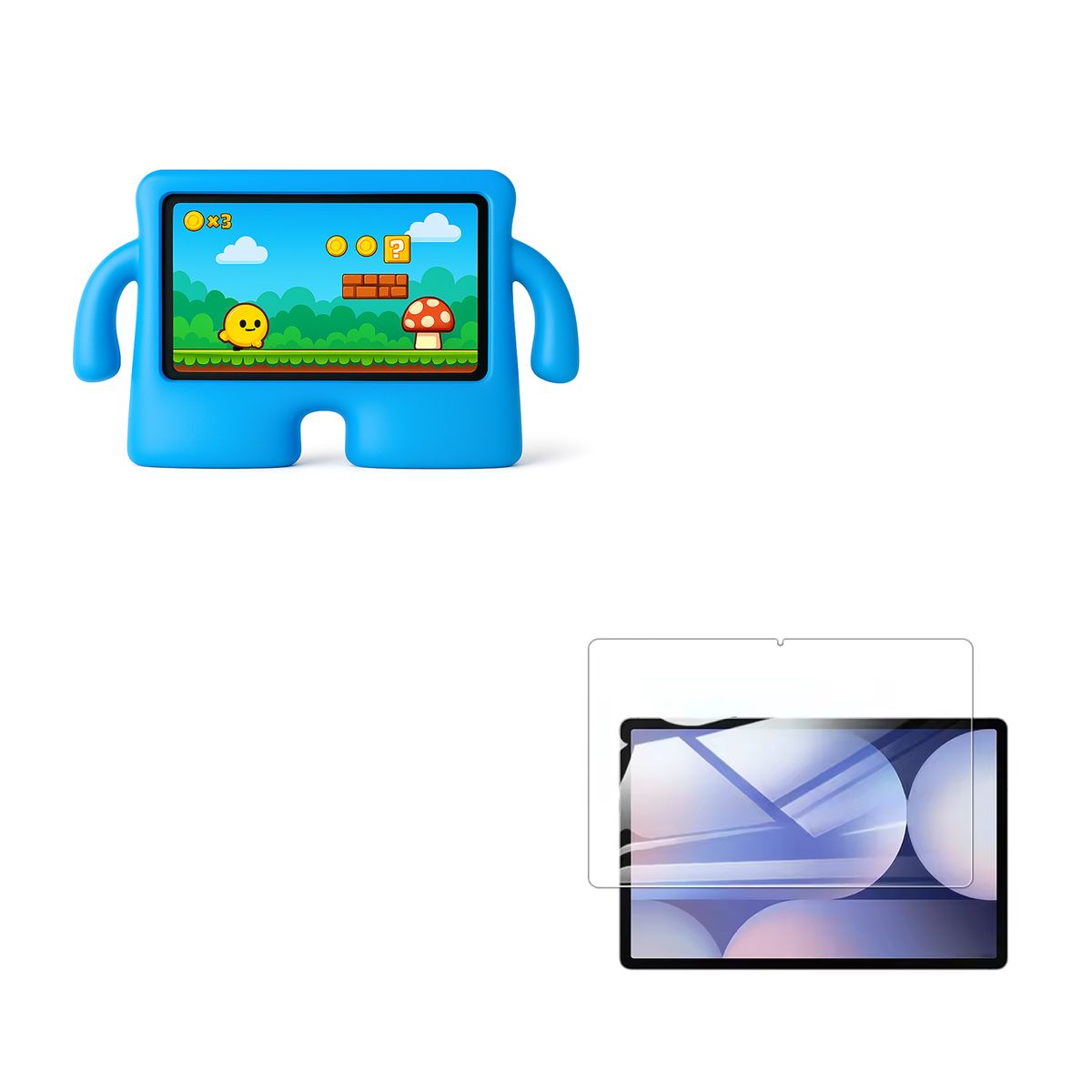 JOIGO - Carcasa Niños Anti Golpe EV Para Tab  Samsung A11 8.7 Lami Azul
