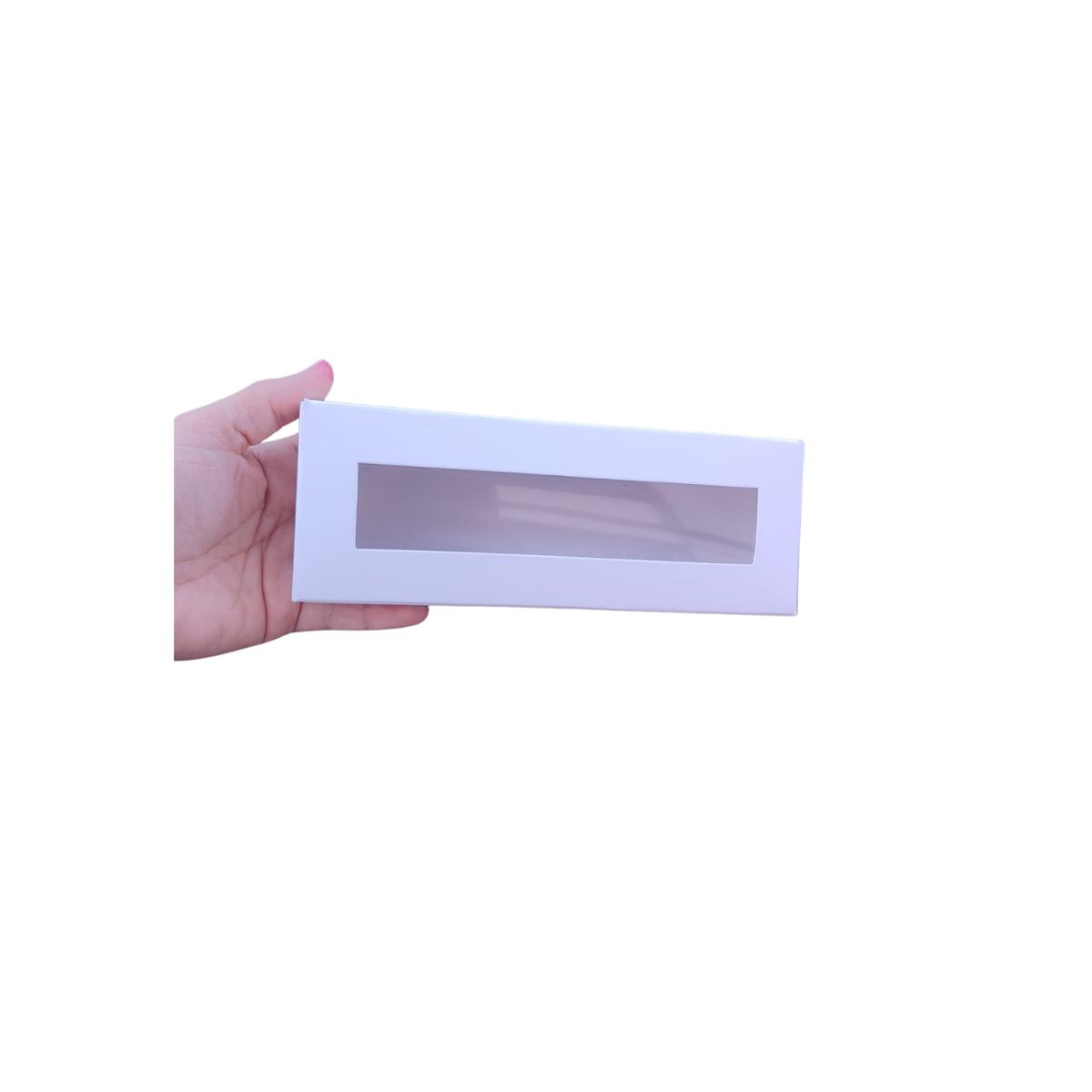 VARIOS - Caja para 3 alfajores Blanca