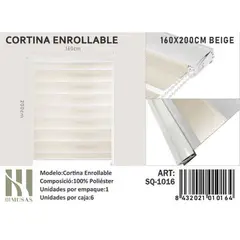 GENERICO - Cortina Roller Dia Y Noche 160X200 Cm