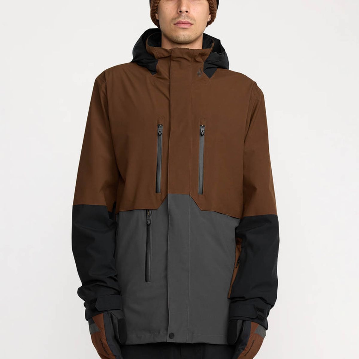 VOLCOM - Parka Snow Rnge Stretch 30K Brown Café Hombre Volcom