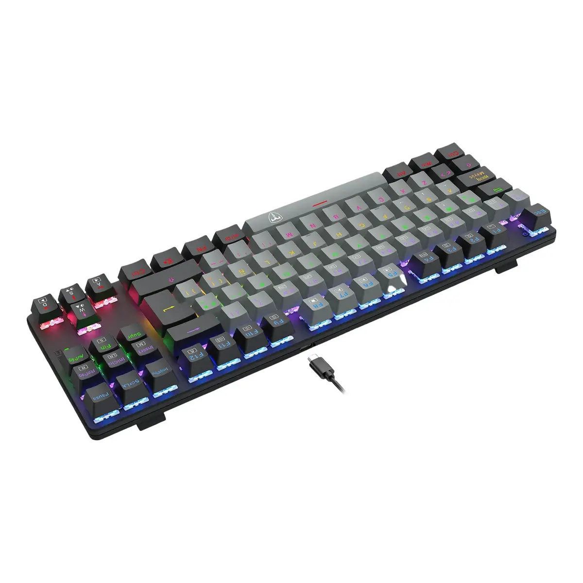 GENERICO - Teclado Gamer - T-dagger  Bora Lite - 80% - Switch Red N