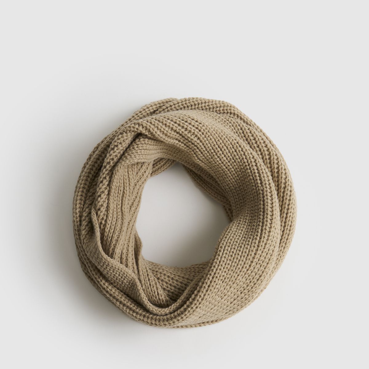LOUNGE - Bufanda Loop Tejida Unicolor LOUNGE