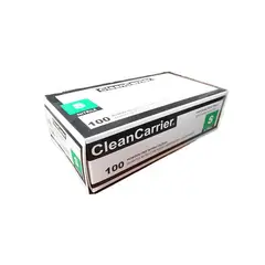 CLEANCARRIER - Guantes de Nitrilo Negro Talla S 100 unidades