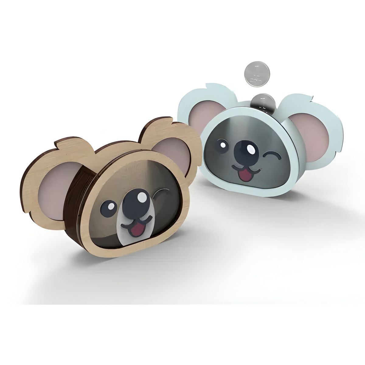 GENERICO - Alcancía de madera oso koala personalizada