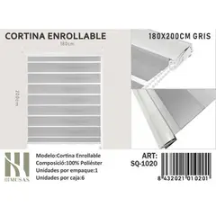 GENERICO - Cortina Roller Dia Y Noche 100X240 Cm