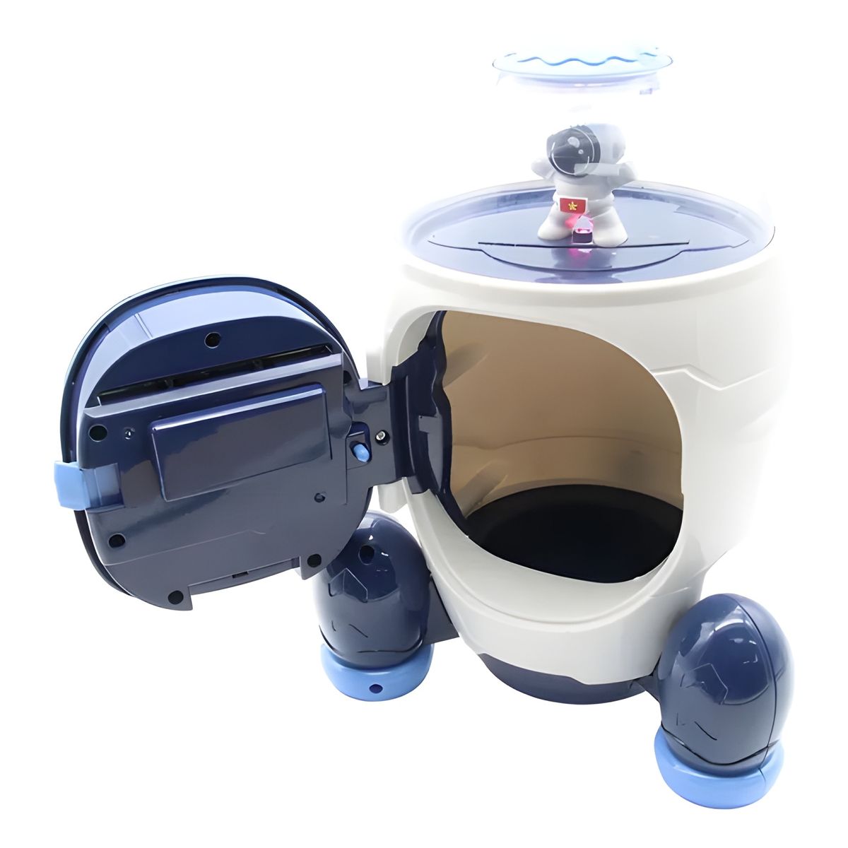 GENERICO - Alcancía espacial con contraseña azul