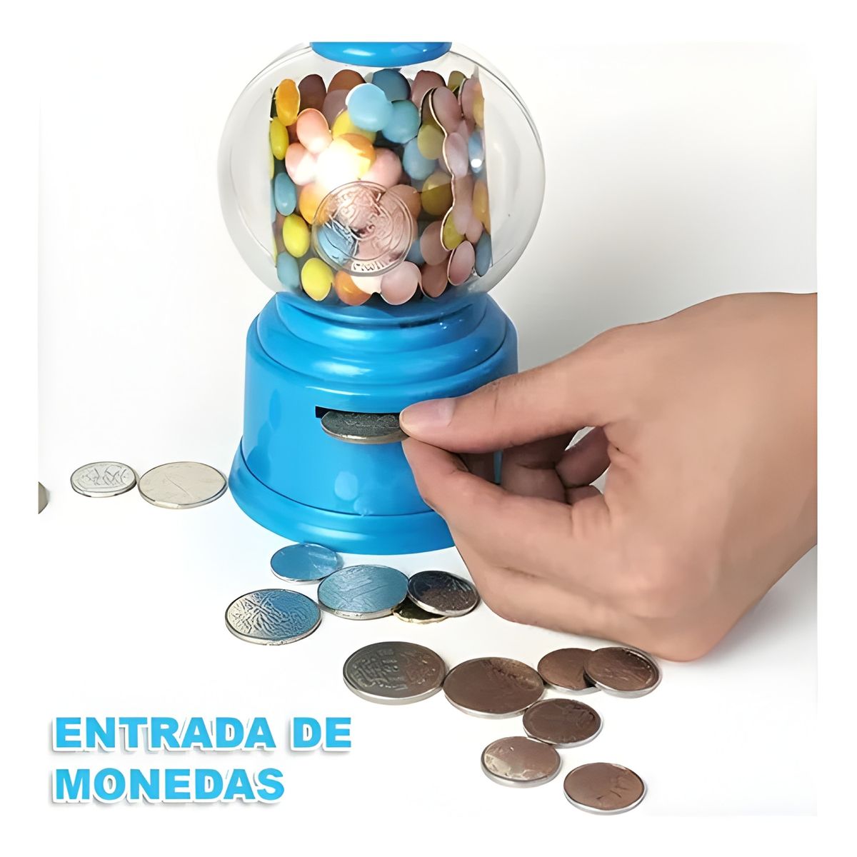 GENERICO - Alcancía dispensador dulces tipo máquina pack 3