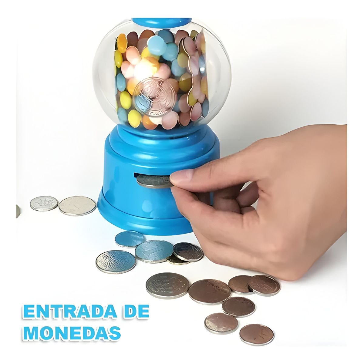 GENERICO - Alcancía dispensador dulces tipo máquina pack 3