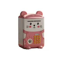 GENERICO - Alcancía electrónica infantil caja fuerte con huella