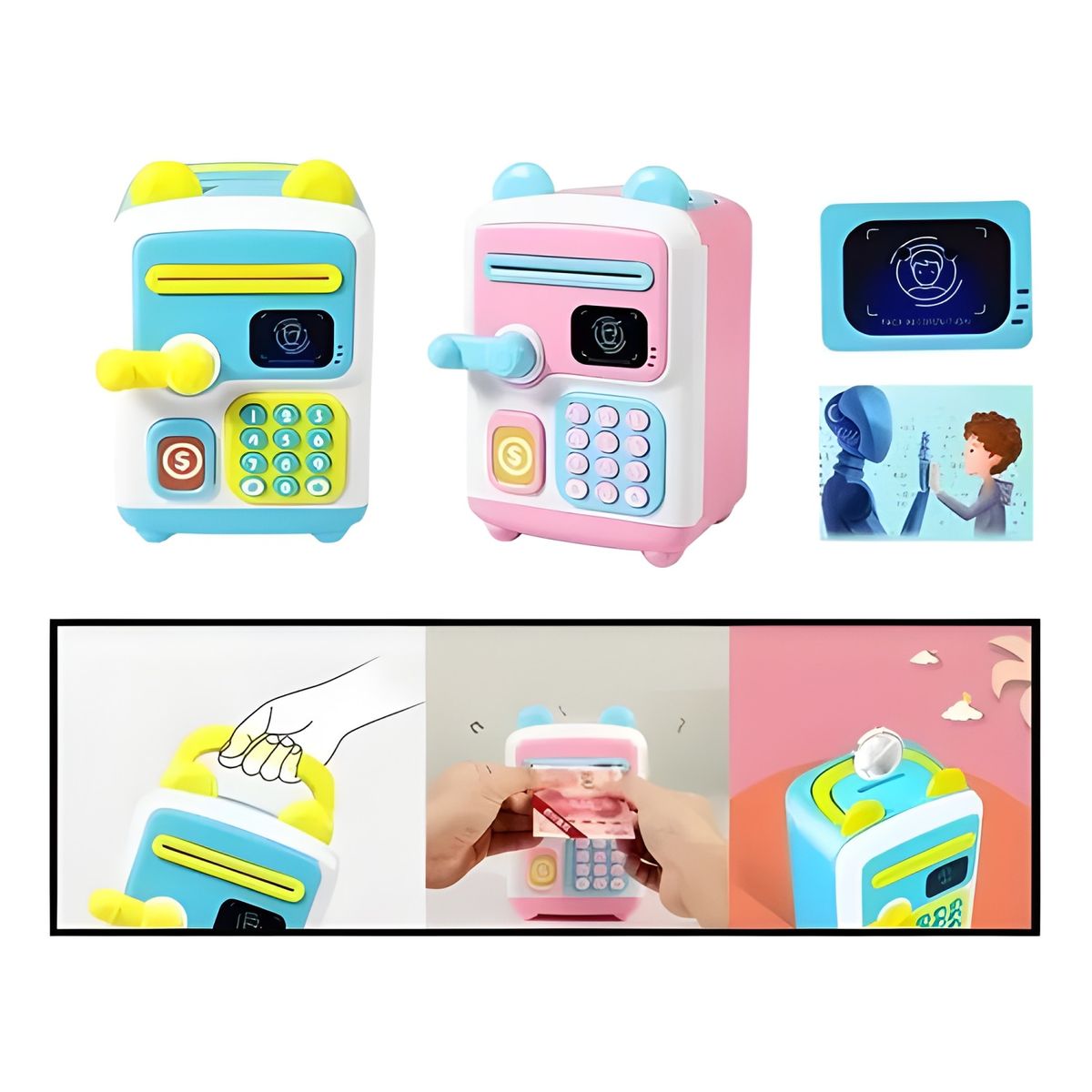 GENERICO - Alcancía infantil con reconocimiento facial