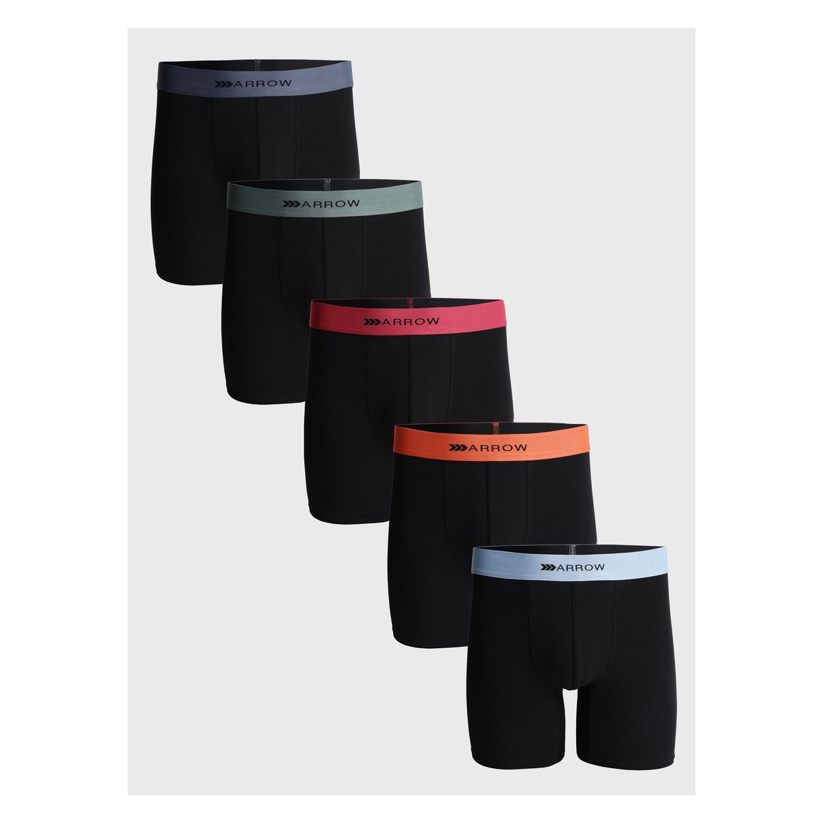 ARROW - Boxer 5 unidades Regular Fit Negro Arrow ARROW