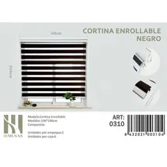 GENERICO - Cortina Roller Dia Y Noche 140X240 Cm