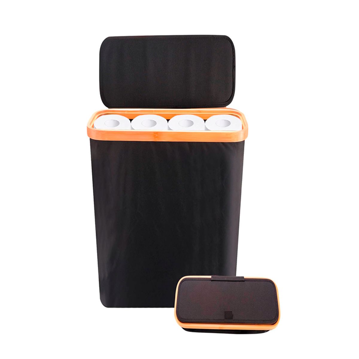 WAKESHOME - Organizador de rollos de Papel Higiénico Almacenamiento para Baño Porta Confort
