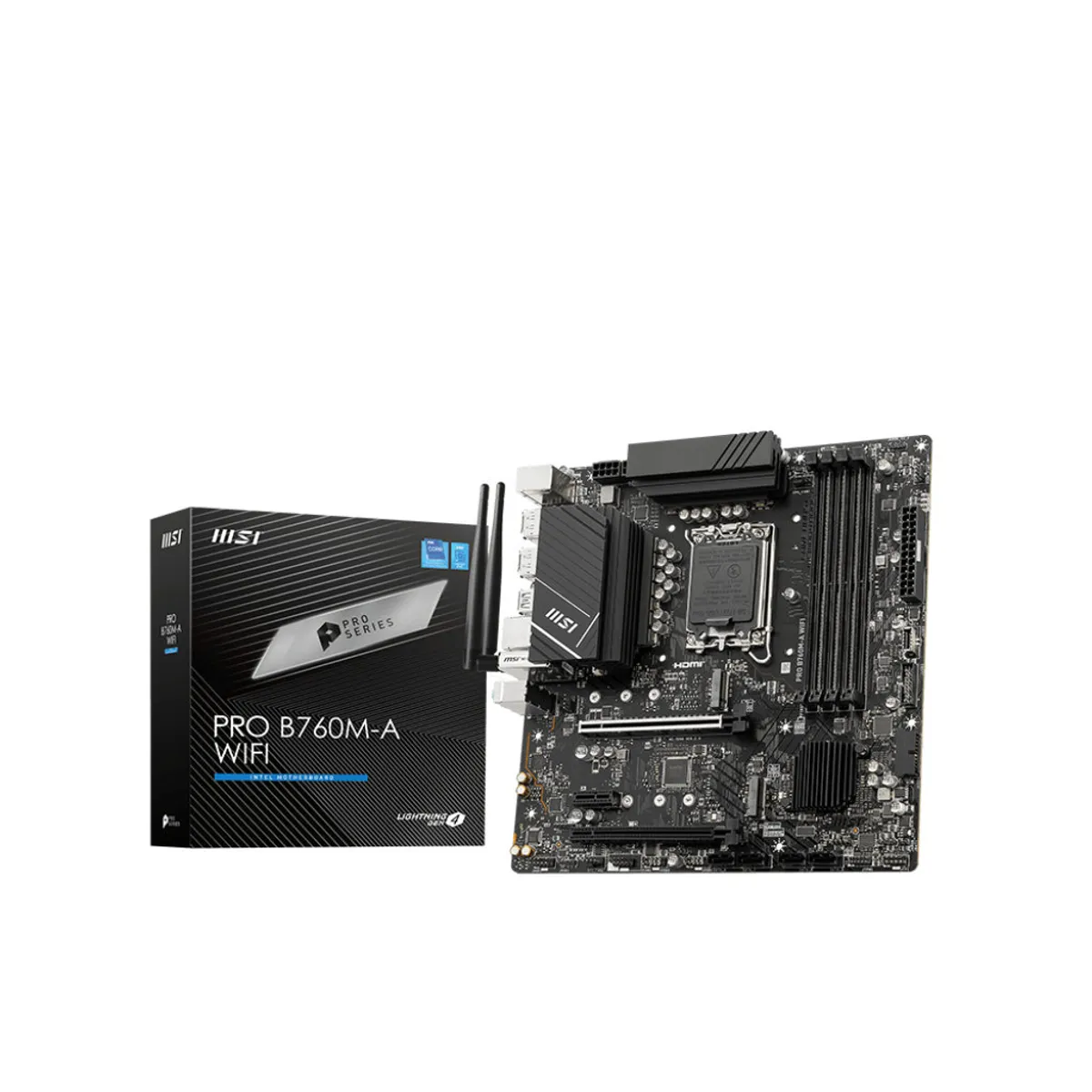 MSI - Mb Lga S1700 intel - Msi Pro B760m-a Wifi - 4x Ddr5