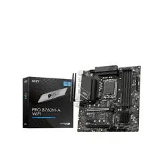 MSI - Mb Lga S1700 intel - Pro B760m-a Wifi - 4x Ddr5