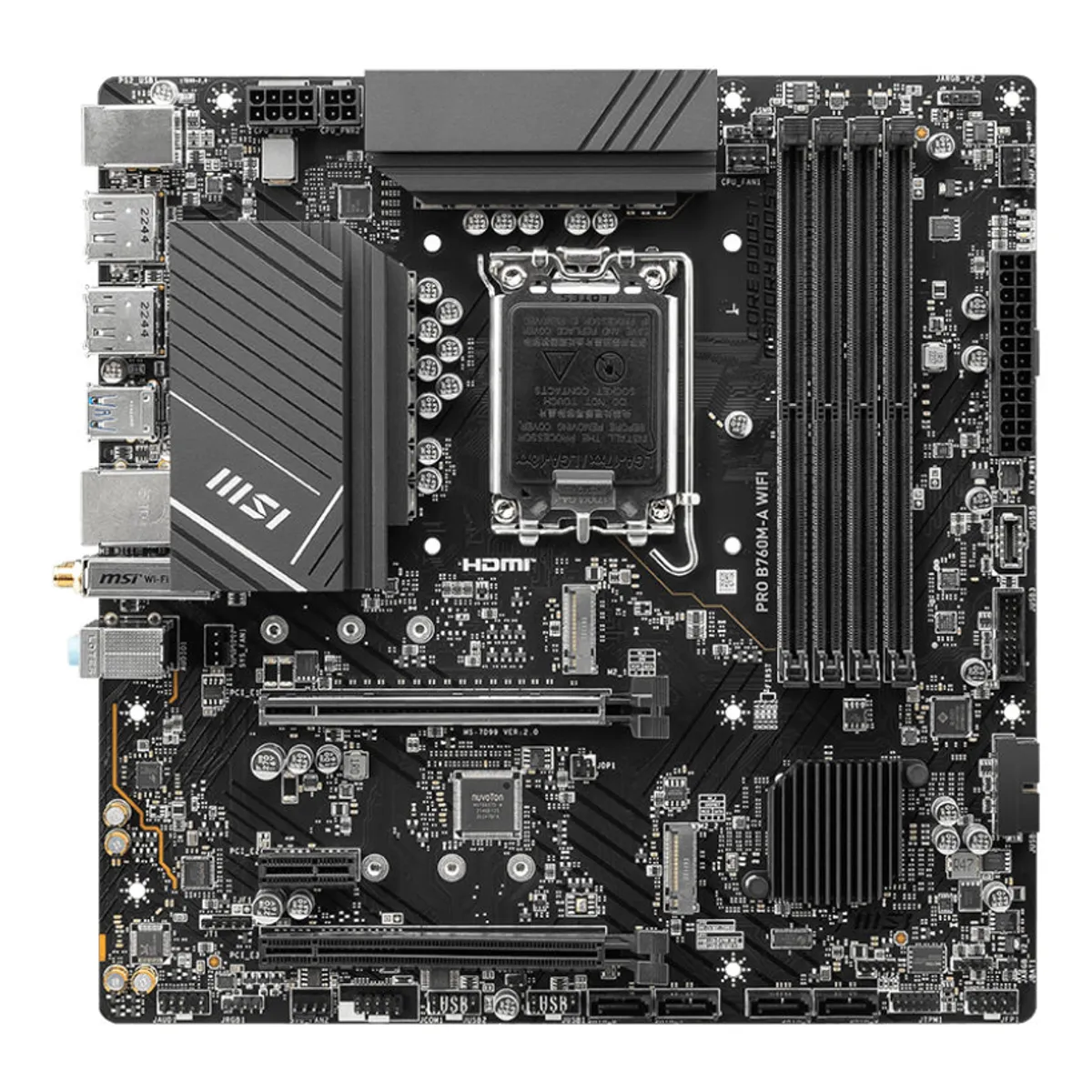 MSI - Mb Lga S1700 intel - Msi Pro B760m-a Wifi - 4x Ddr5