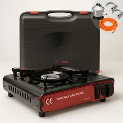 LINE - Cocina Portátil Cocinilla Camping + Kit de Instalación