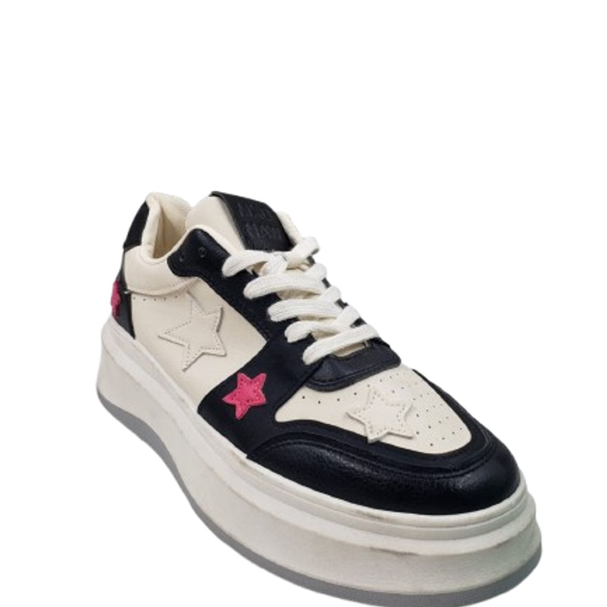HERIEL - Zapatilla BlancoNegro Urbana