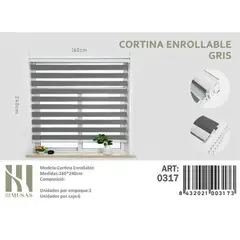 GENERICO - Cortina Roller Dia Y Noche 160X240 Cm