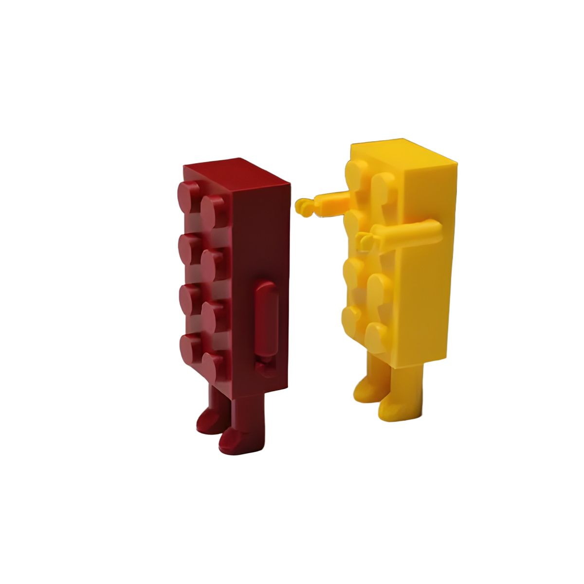 GENERICO - Escultura pareja de figuras enamoradas multicolor