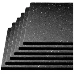 GENERICO - Piso de Caucho profesional 1x1 mt, 15mm de espesor gym crossfit