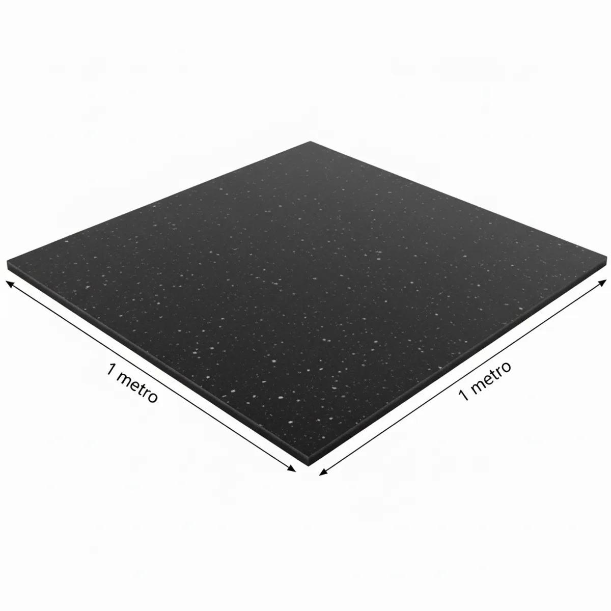 GENERICO - Piso de Caucho profesional 1x1 mt, 15mm de espesor gym crossfit