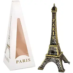 GENERICO - Adorno torre Eiffel decorativa 32 cm bronce