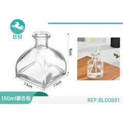 GENERICO - Pack 12 frascos difusores de vidrio 150 ml blanco