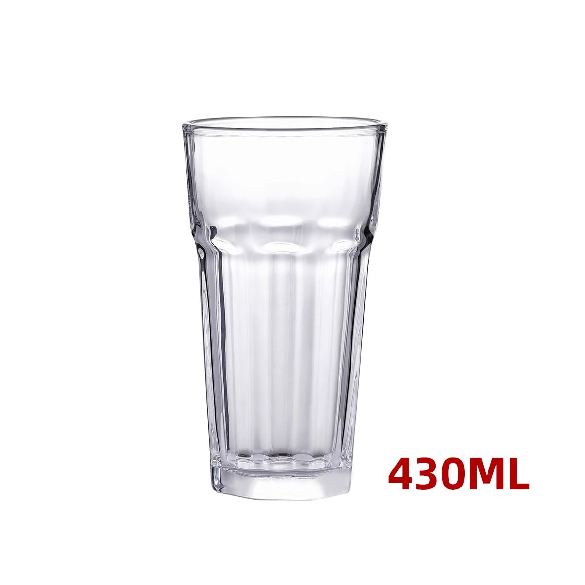 GENERICO - Vaso Transparente De Plastico 430ml Para Bebidas Frias Unidad