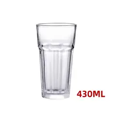 GENERICO - Vaso Transparente De Plastico 430ml Para Bebidas Frias Unidad