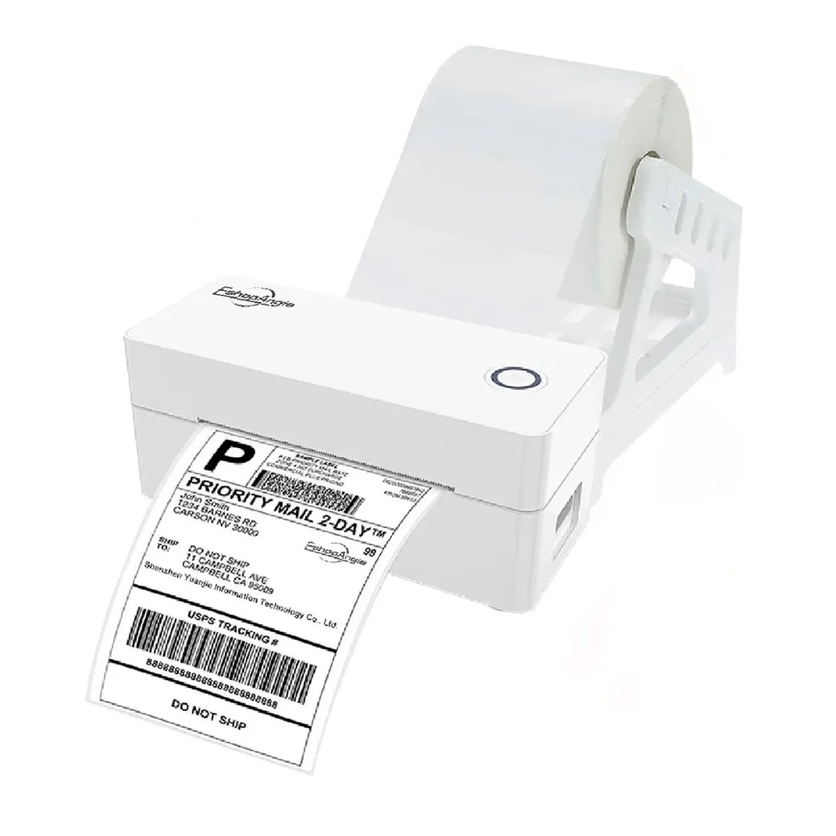 OFERTABKN - Impresora Portatil Etiqueta Bluetoot Usb +soporte Blanco