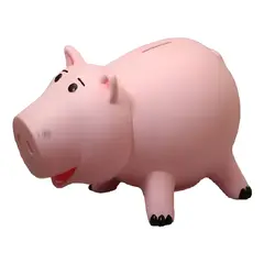 GENERICO - Alcancía cerdo decorativa rosa