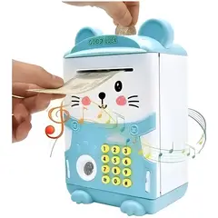 GENERICO - Alcancía electrónica caja fuerte con huella y clave