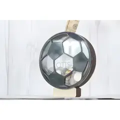 GENERICO - Alcancía balón fútbol personalizada de madera