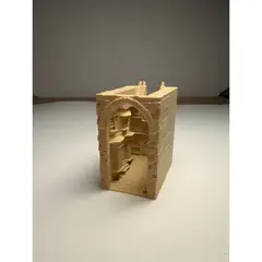 GENERICO - Escultura callejón decorativo beige