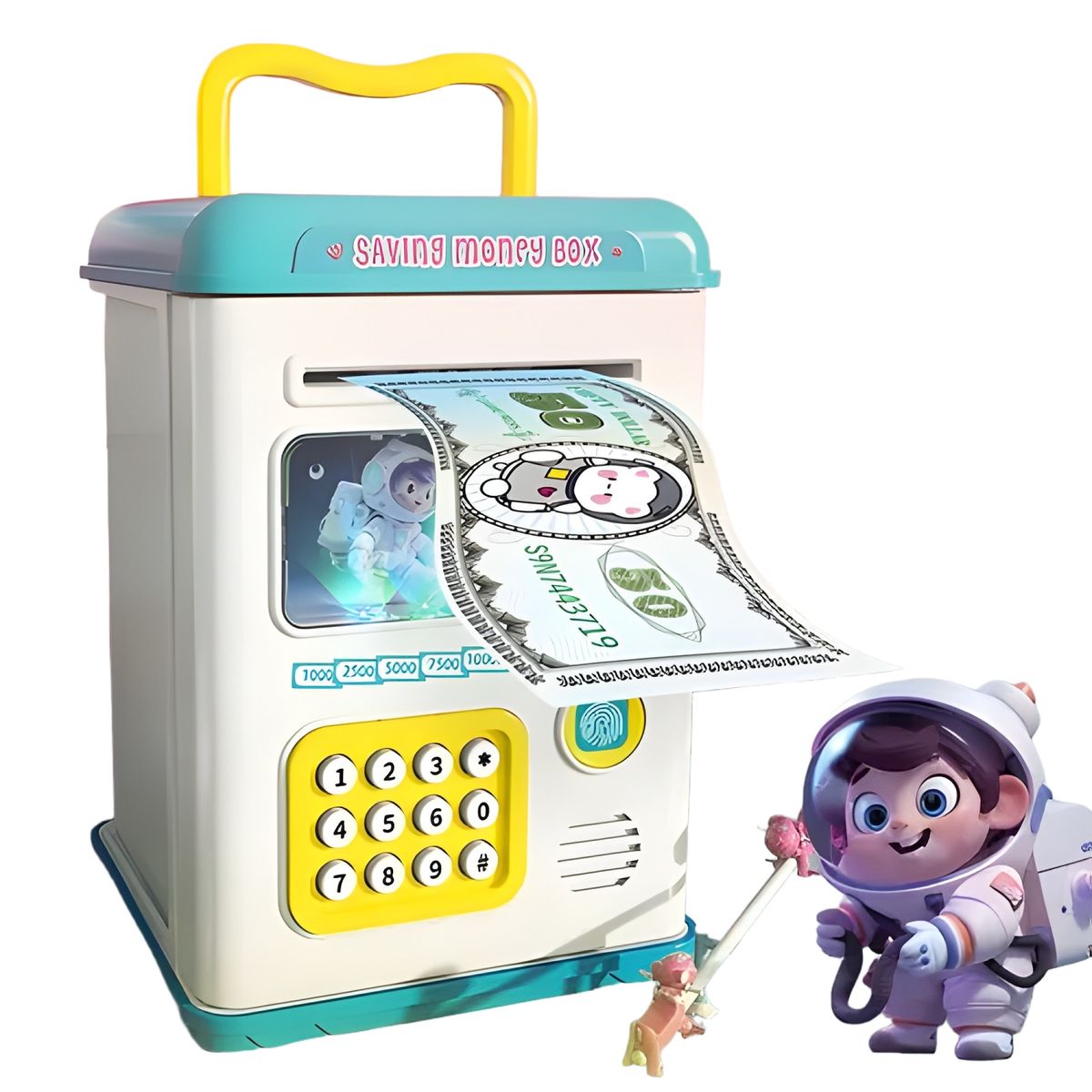 GENERICO - Alcancía digital tipo caja fuerte con contraseña