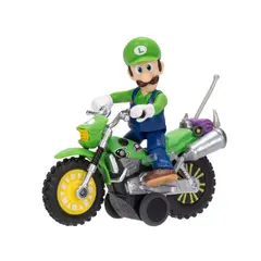 NINTENDO - MOTO CON FIGURA 6 CM PELICULA - LUIGI