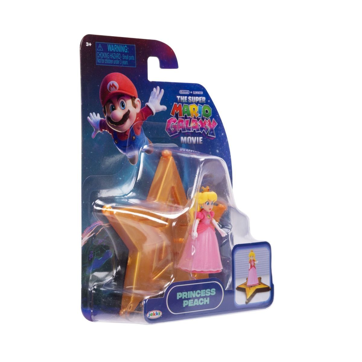NINTENDO - MINI FIGURA 4 CM NINTENDO PELICULA - PRINCESA PEACH